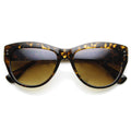 Womens Retro Riveted Cat eye Sunglasses 8996