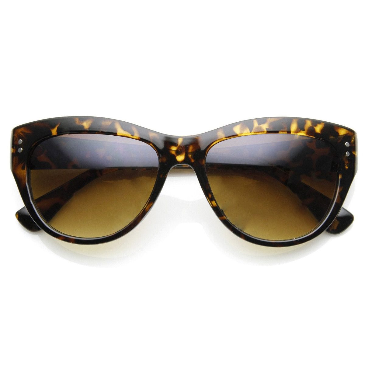 Womens Retro Riveted Cat eye Sunglasses 8996