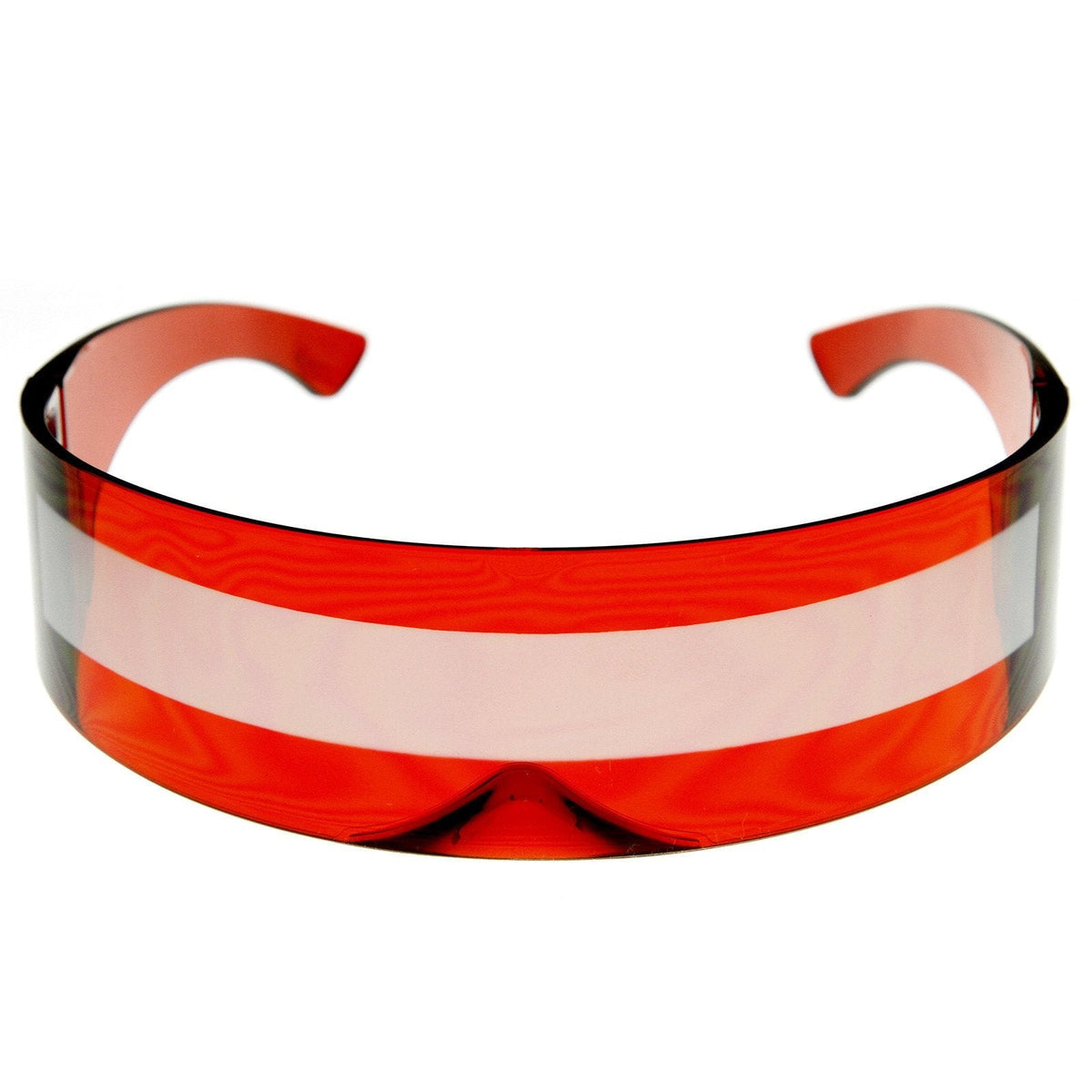 Futuristic Retro Daft Punk Monoblock Shield Sunglasses 9111