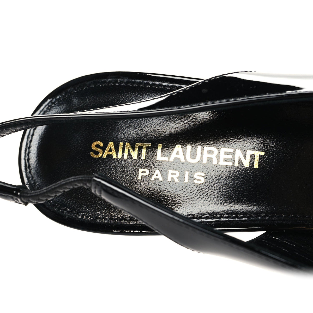Patent Opyum 110 Slingback Pumps 38 Black