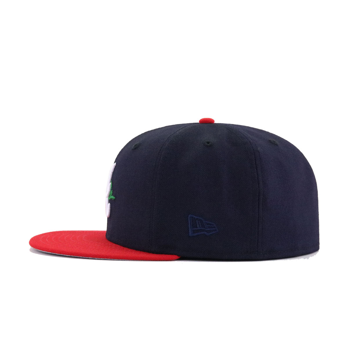 Atlanta Braves Navy Scarlet Rose New Era 59Fifty Fitted