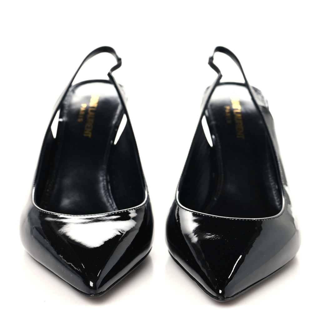 Patent Opyum 110 Slingback Pumps 38 Black