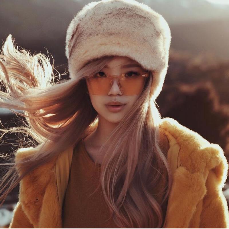Retro Modern Mono Futuristic Color Tone Lens Sunglasses C210