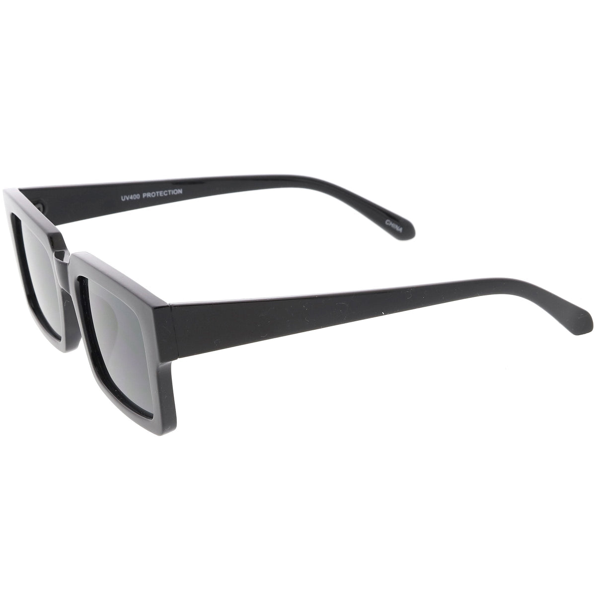 Retro Modern Square Flat Lens Flat Top Sunglasses C732