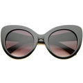 Women's Oversize Round Cat Eye Sunglasses A034