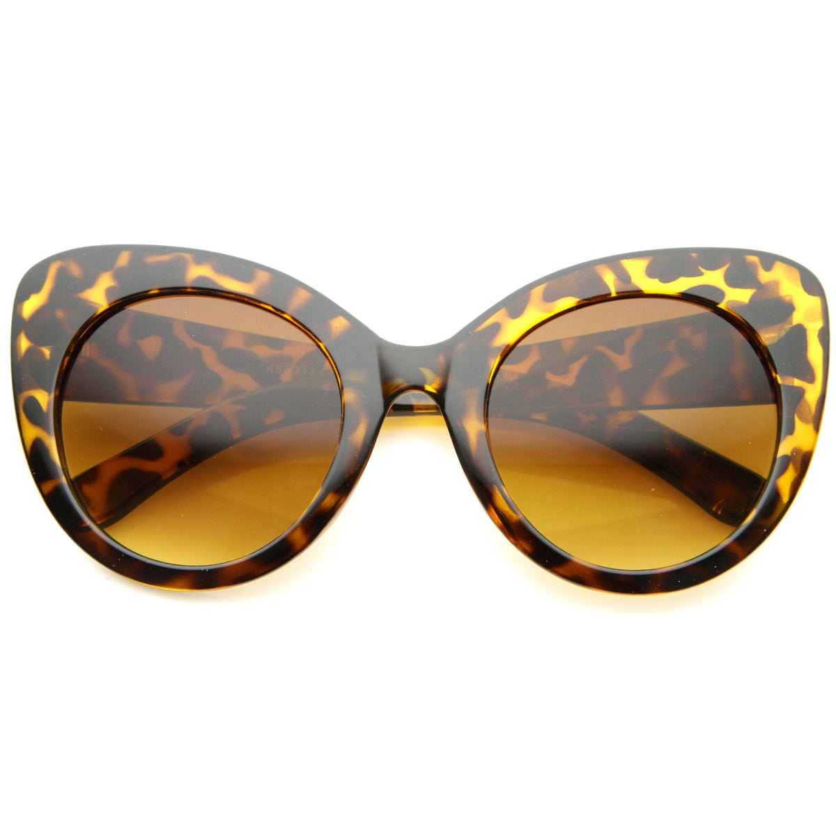 Women's Oversize Round Cat Eye Sunglasses A034