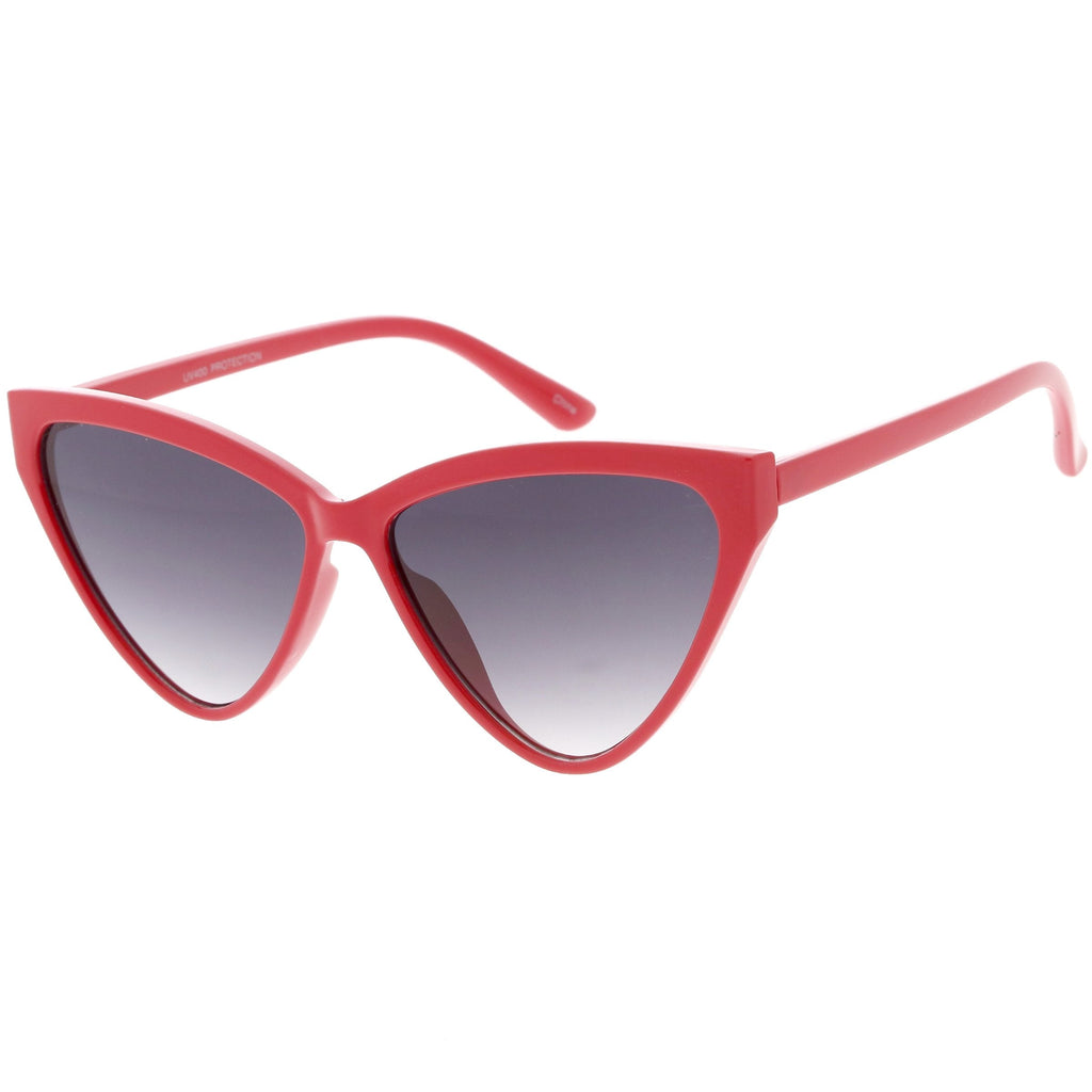 Women's Retro Modern High Tipped Cat Eye Sunglasses C738