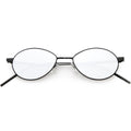 Classic Retro Unisex Metal Oval Dapper Sunglasses C741