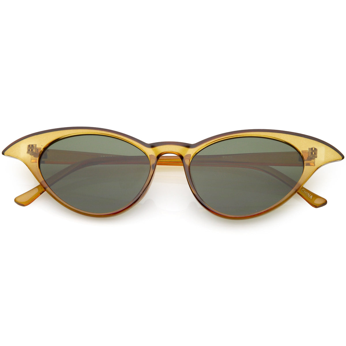 Women's Retro Low Pointed Cat Eye Sunglasses C737