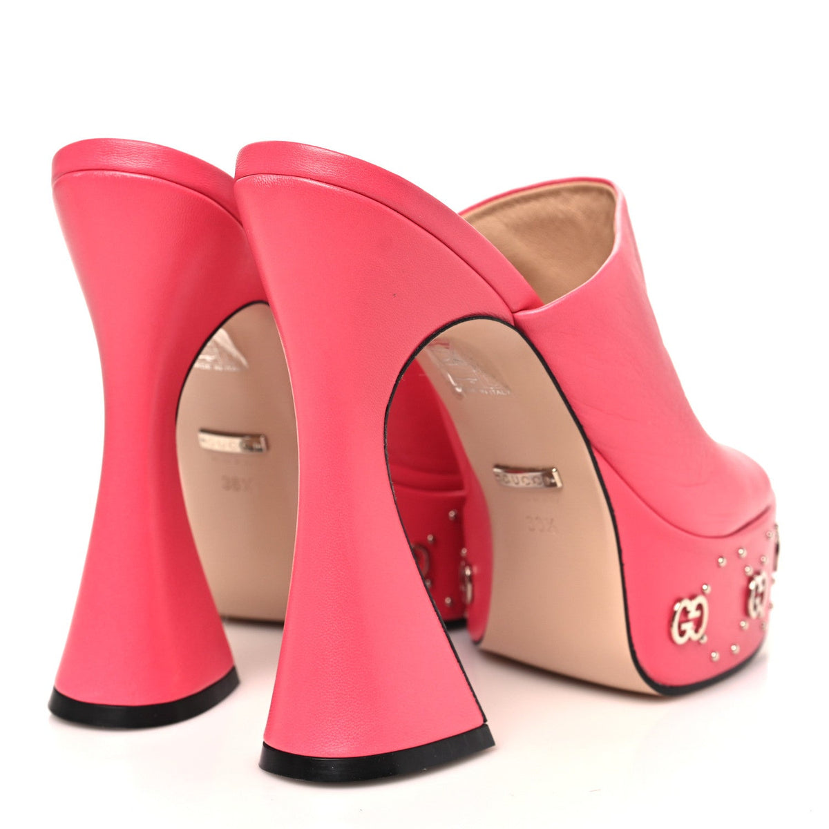 Malaga Kid Janaya 150mm Platform Sandals 38.5 Rhodamine Pink