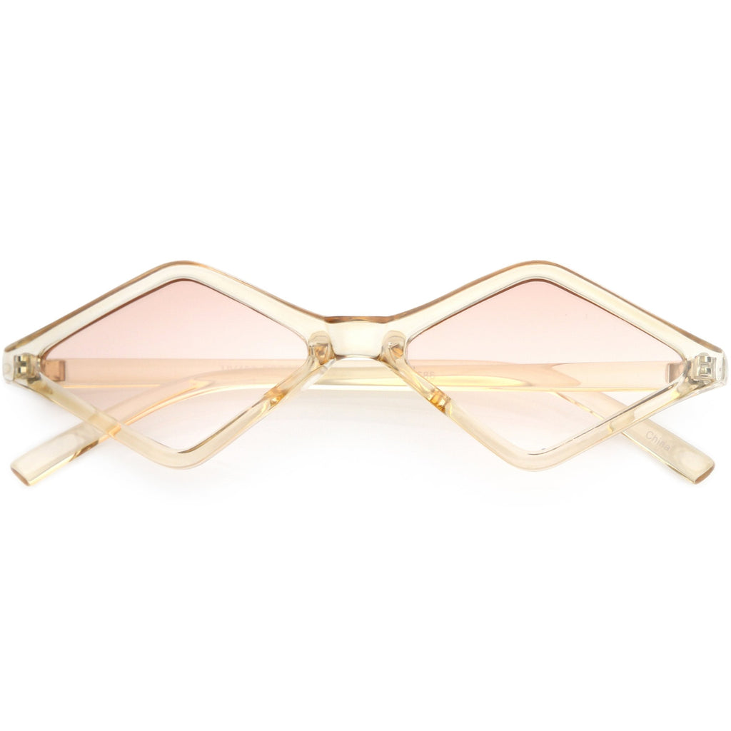 Retro Geometric Diamond Shape Sunglasses C748