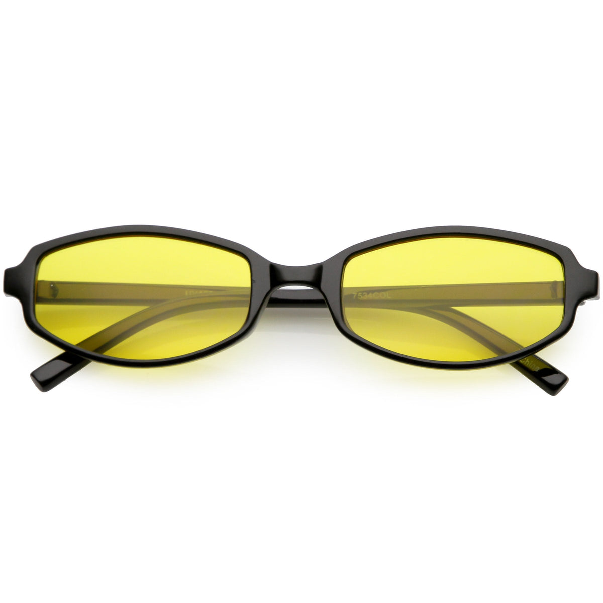 Retro Small Rectangle Color Toned Lens Sunglasses C751