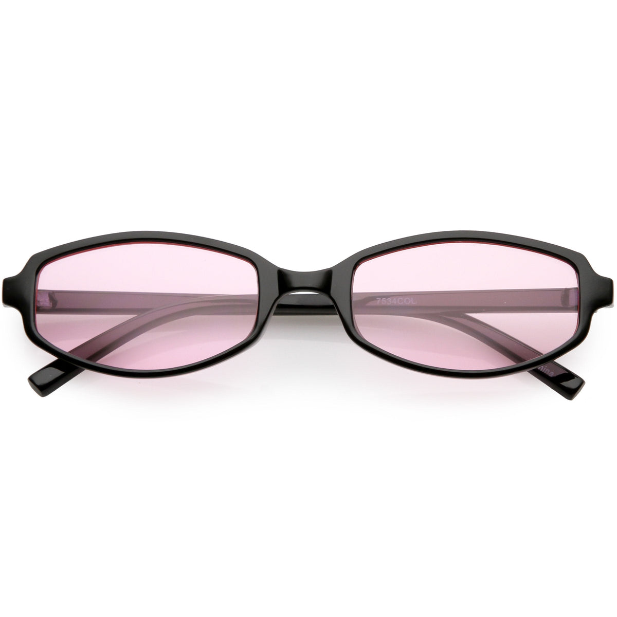 Retro Small Rectangle Color Toned Lens Sunglasses C751