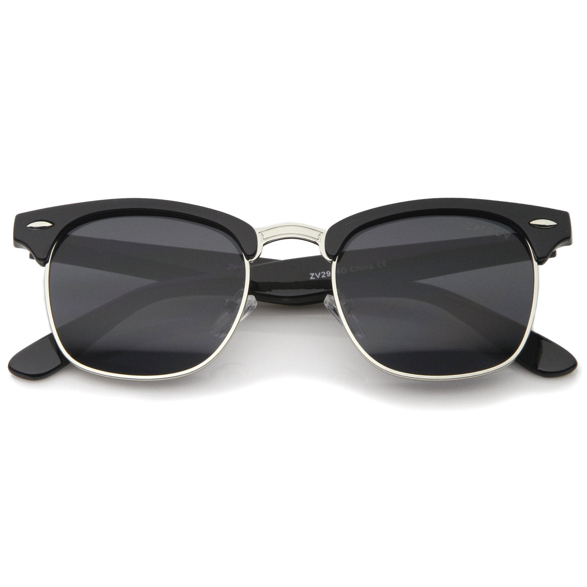 Celebrity Mens Half Frame Horned Rim Sunglasses 2934