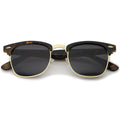 Celebrity Mens Half Frame Horned Rim Sunglasses 2934