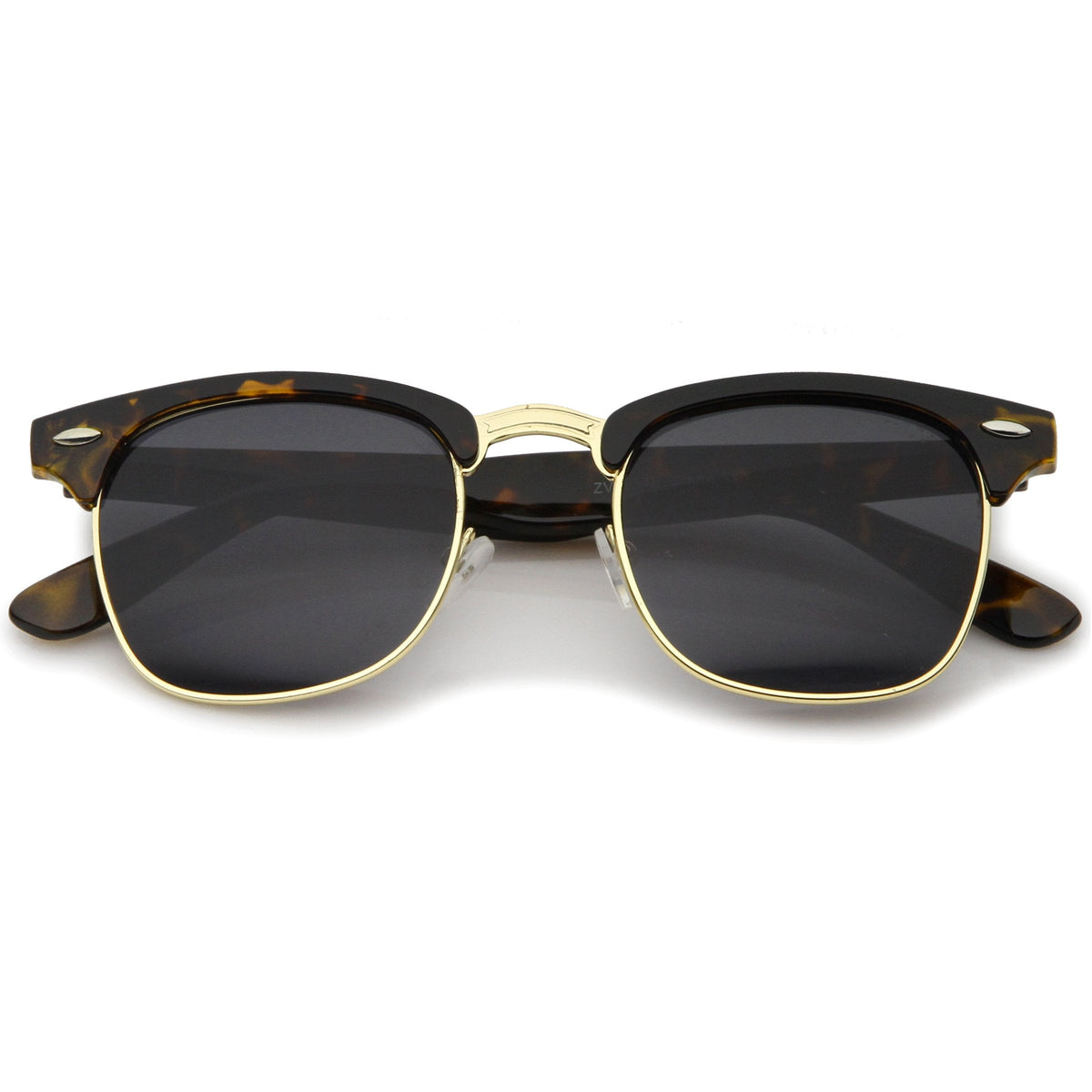 Celebrity Mens Half Frame Horned Rim Sunglasses 2934