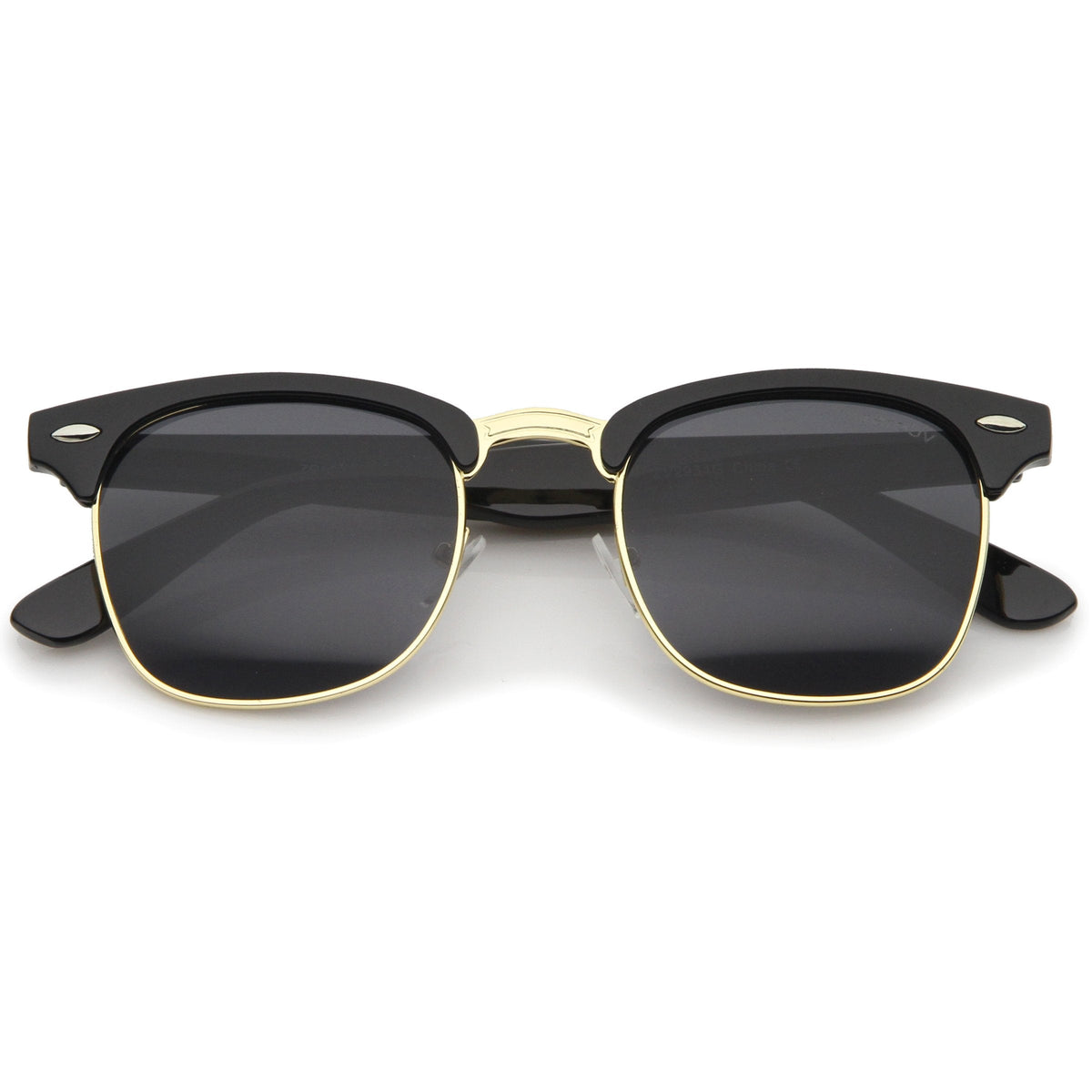 Celebrity Mens Half Frame Horned Rim Sunglasses 2934