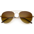 Medium Classic Retro Metal Frame Aviator Sunglasses 53mm 1372