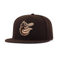 Baltimore Orioles Burnt Wood GRAIN New Era 59Fifty Fitted