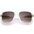 Retro Hip Hop Fashion Square Aviator Sunglasses 8148