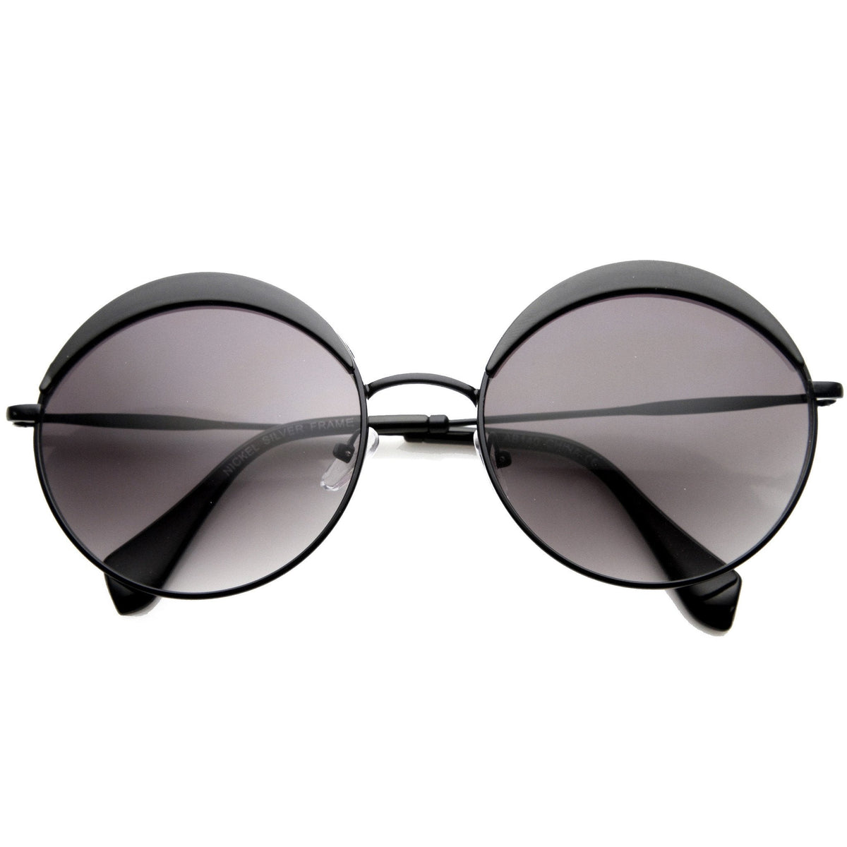 Unique Women's Round Top Brow Fashion Sunglasses 9751