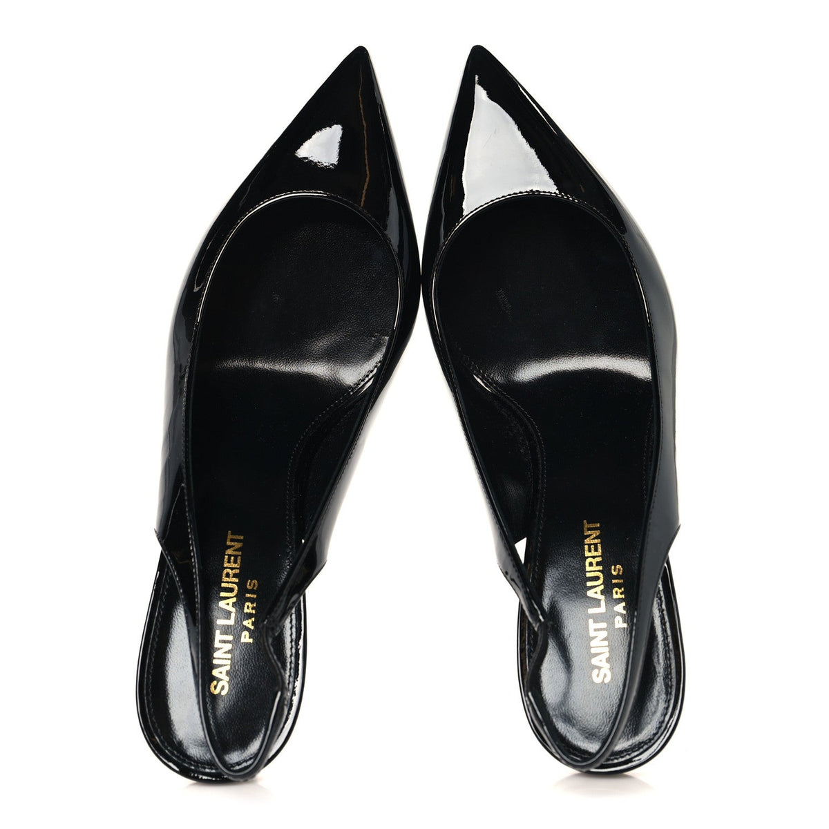 Patent Opyum 110 Slingback Pumps 38 Black