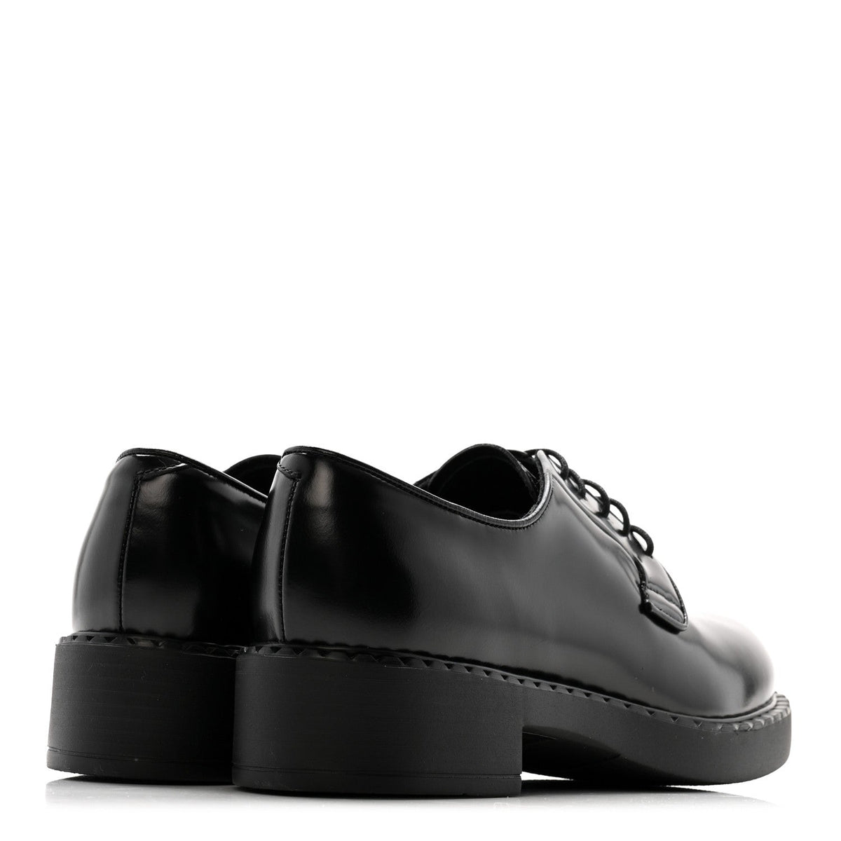 Spazzolato Calzature Donna 50mm Derby Loafers 39 Black