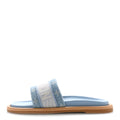 Monogram Denim LV Bliss Womens Comfort Mules 41 Turquoise