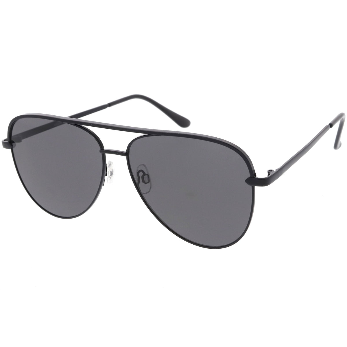 Retro Modern Oversize Flat Lens Aviator Sunglasses C791 54mm