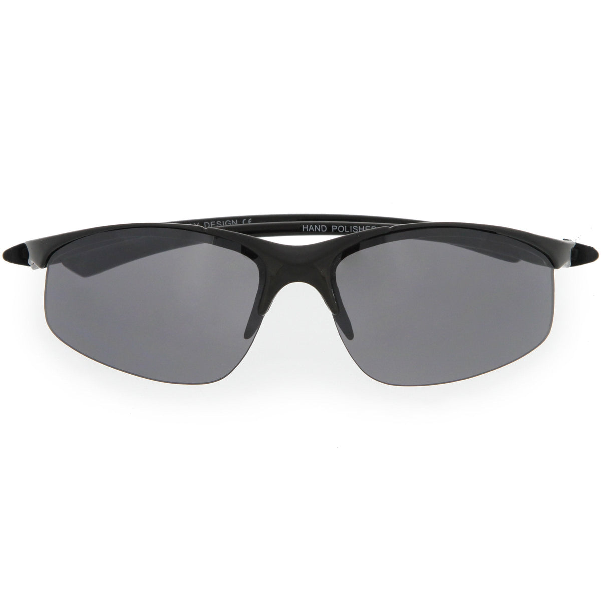Men's Lightweight Half Frame Active Sports Wrap Around Sunglasses C788