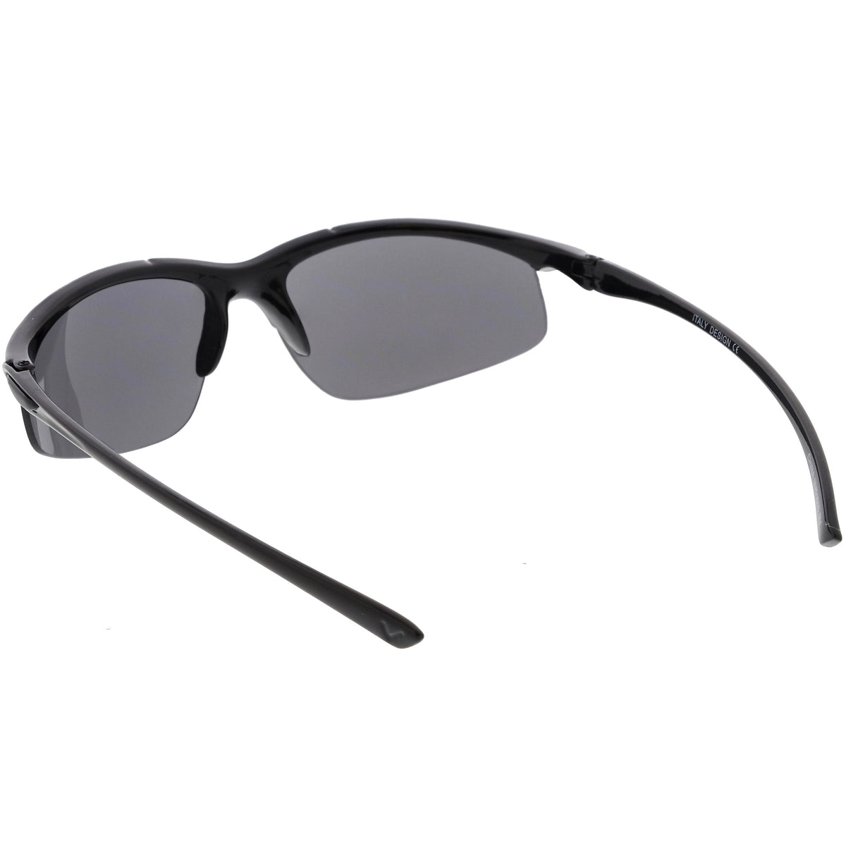 Men's Lightweight Half Frame Active Sports Wrap Around Sunglasses C788