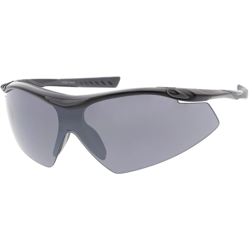 Men's Premium TR-90 Half Jacket Sports Wrap Sunglasses C796