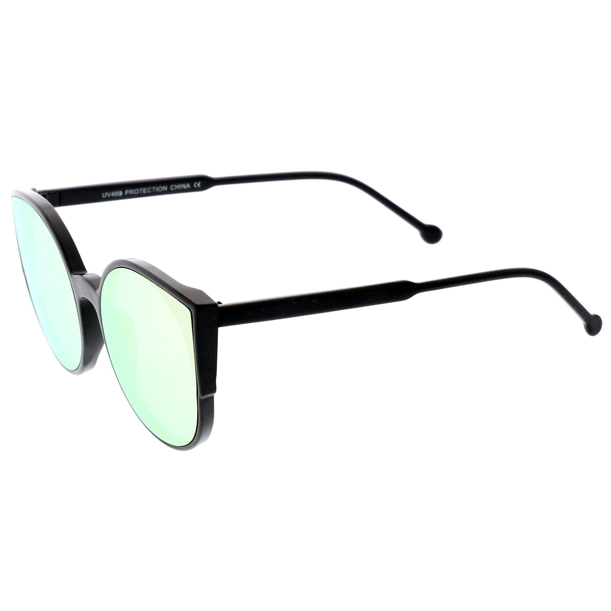 Women's Oversize Mirrored Flat Infinity Lens Sunglasses A940