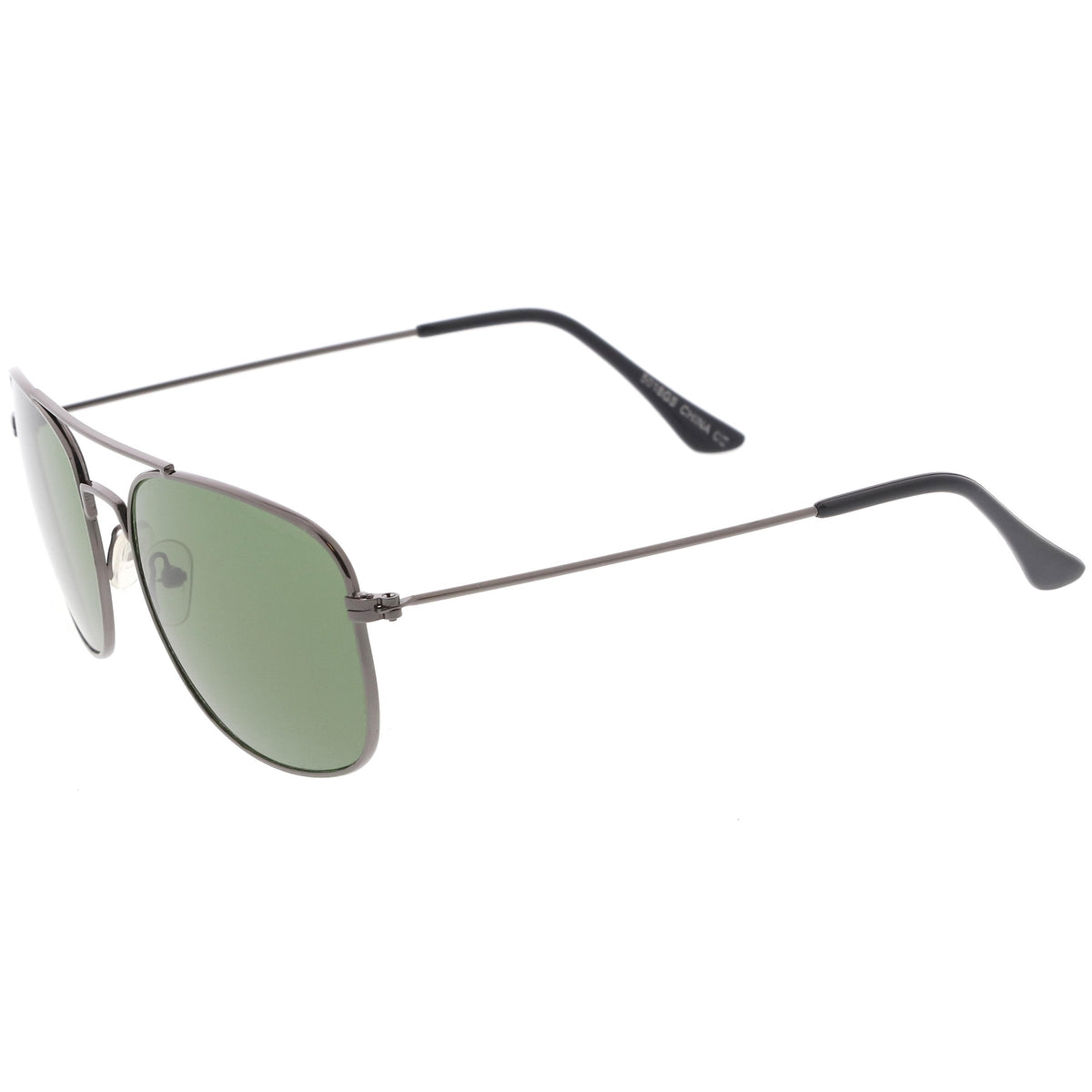 Retro Large Classic Square Metal Aviator Sunglasses C763