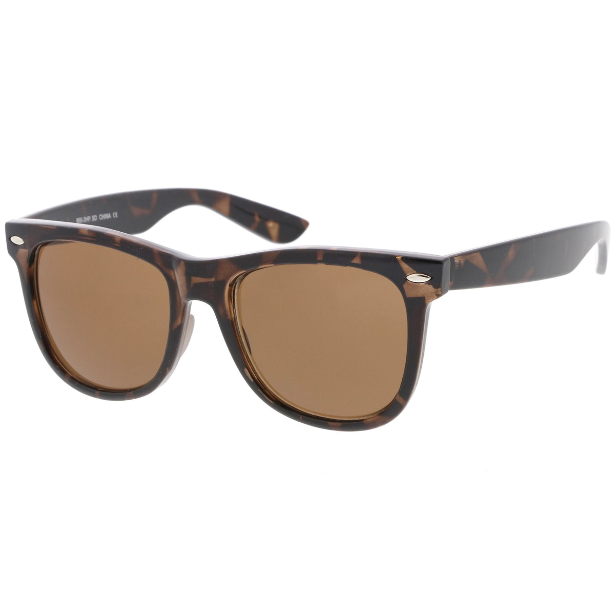 Large Retro Classic Horned Rim Retro Sunglasses C765