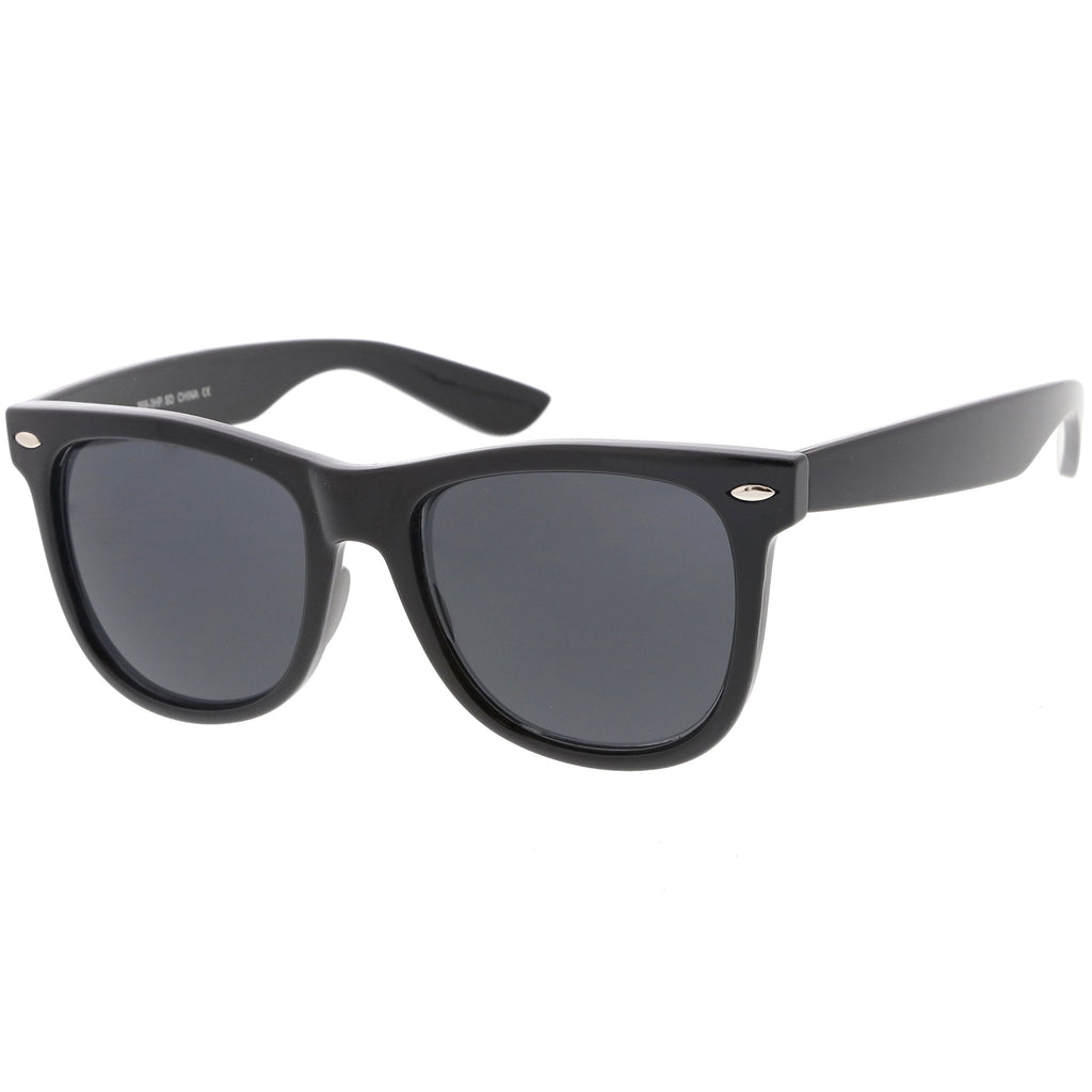 Large Retro Classic Horned Rim Retro Sunglasses C765