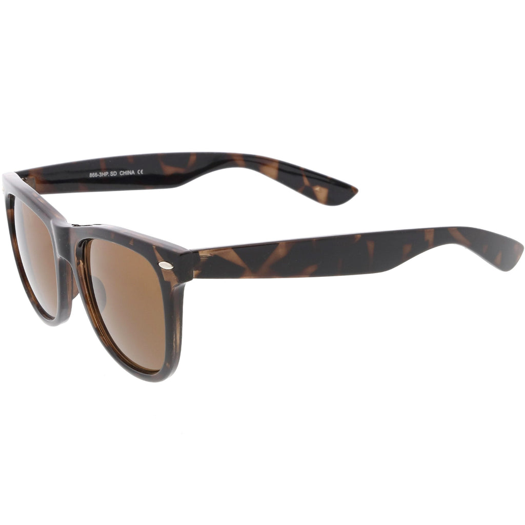 Large Retro Classic Horned Rim Retro Sunglasses C765