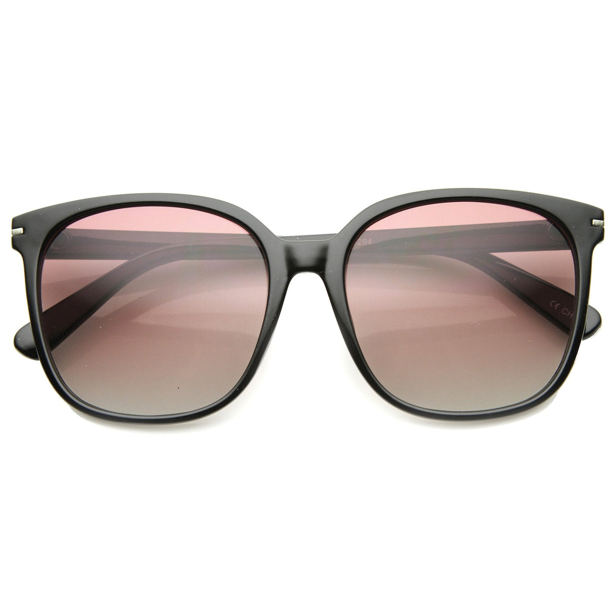 Retro Indie Oversize Horned Rim Square Sunglasses 9855