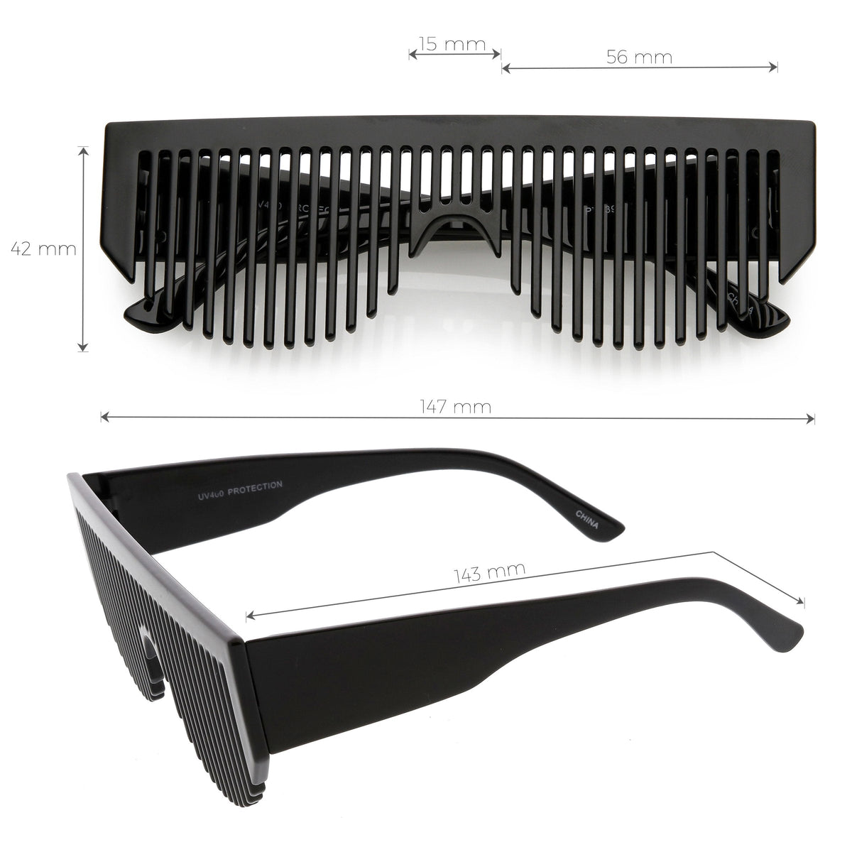 Trendy Party Costume Novelty Comb Bristle Frames C875