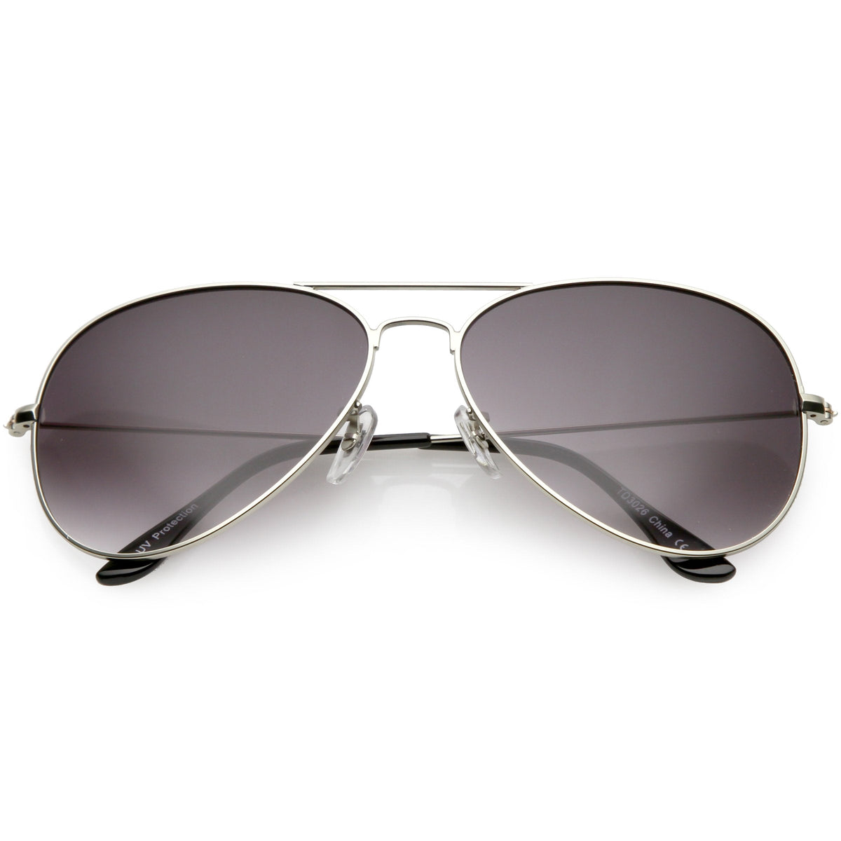 Large Full Metal Aviator Gradient Lens Sunglasses C764 60mm