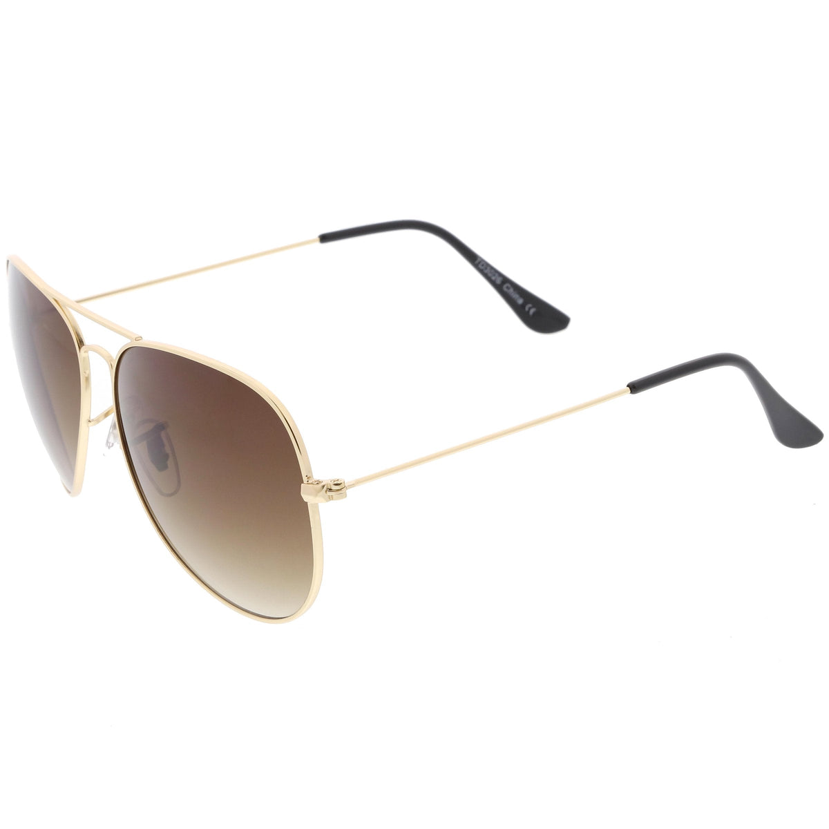 Large Full Metal Aviator Gradient Lens Sunglasses C764 60mm
