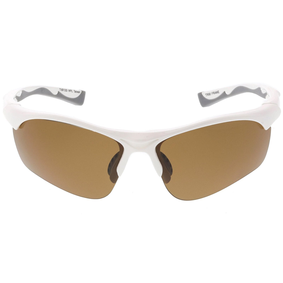 Premium Half Frame Polarized TR-90 Sports Wrap Sunglasses C818 70mm