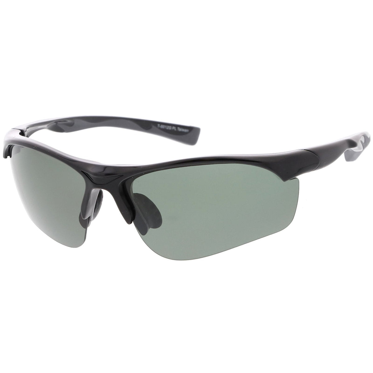 Premium Half Frame Polarized TR-90 Sports Wrap Sunglasses C818 70mm