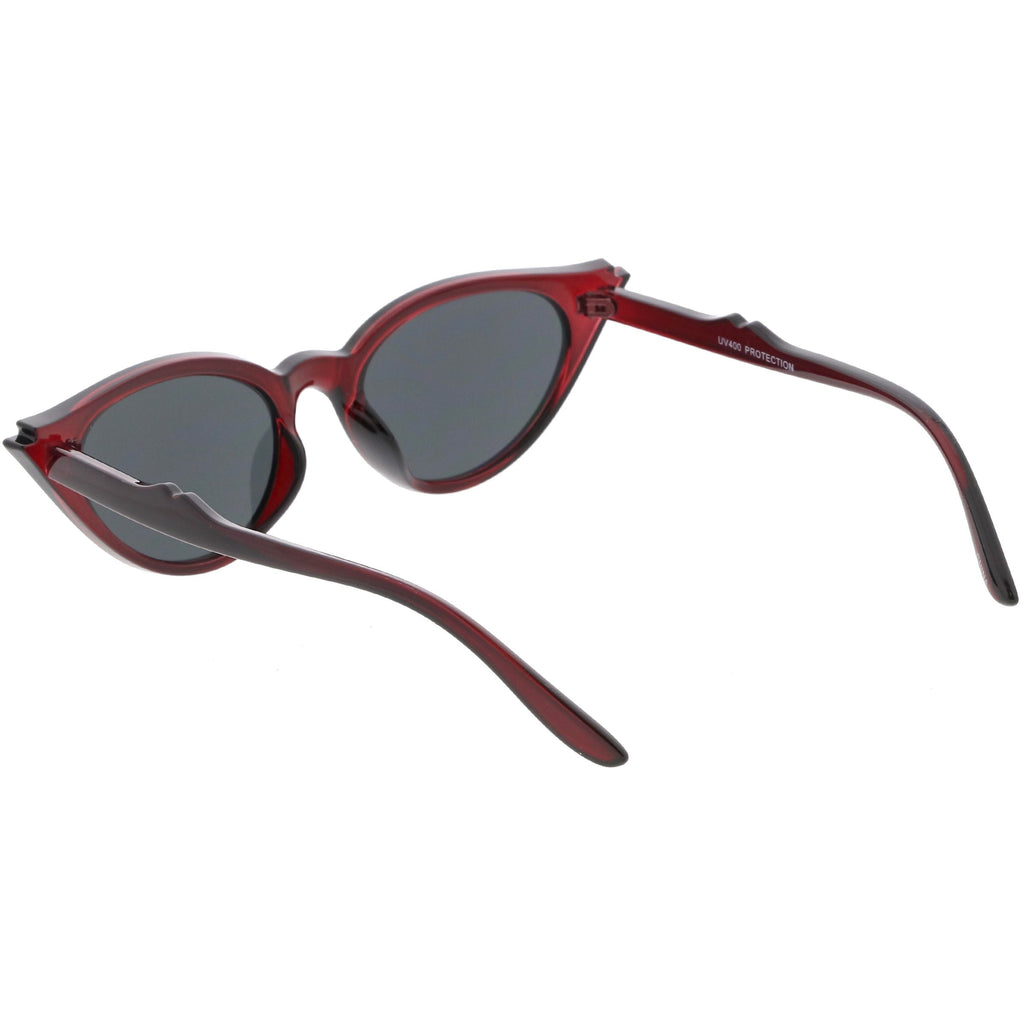 Women's Retro 1950's Notched Cat Eye Sunglasses C756