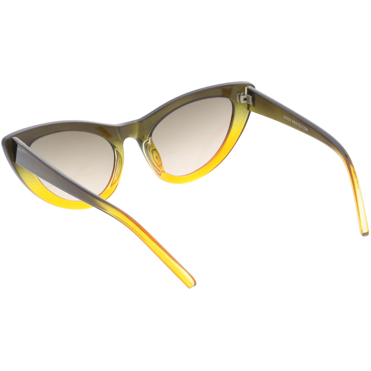 Women's Oversize Translucent Gradient Lens Cat Eye Sunglasses C749