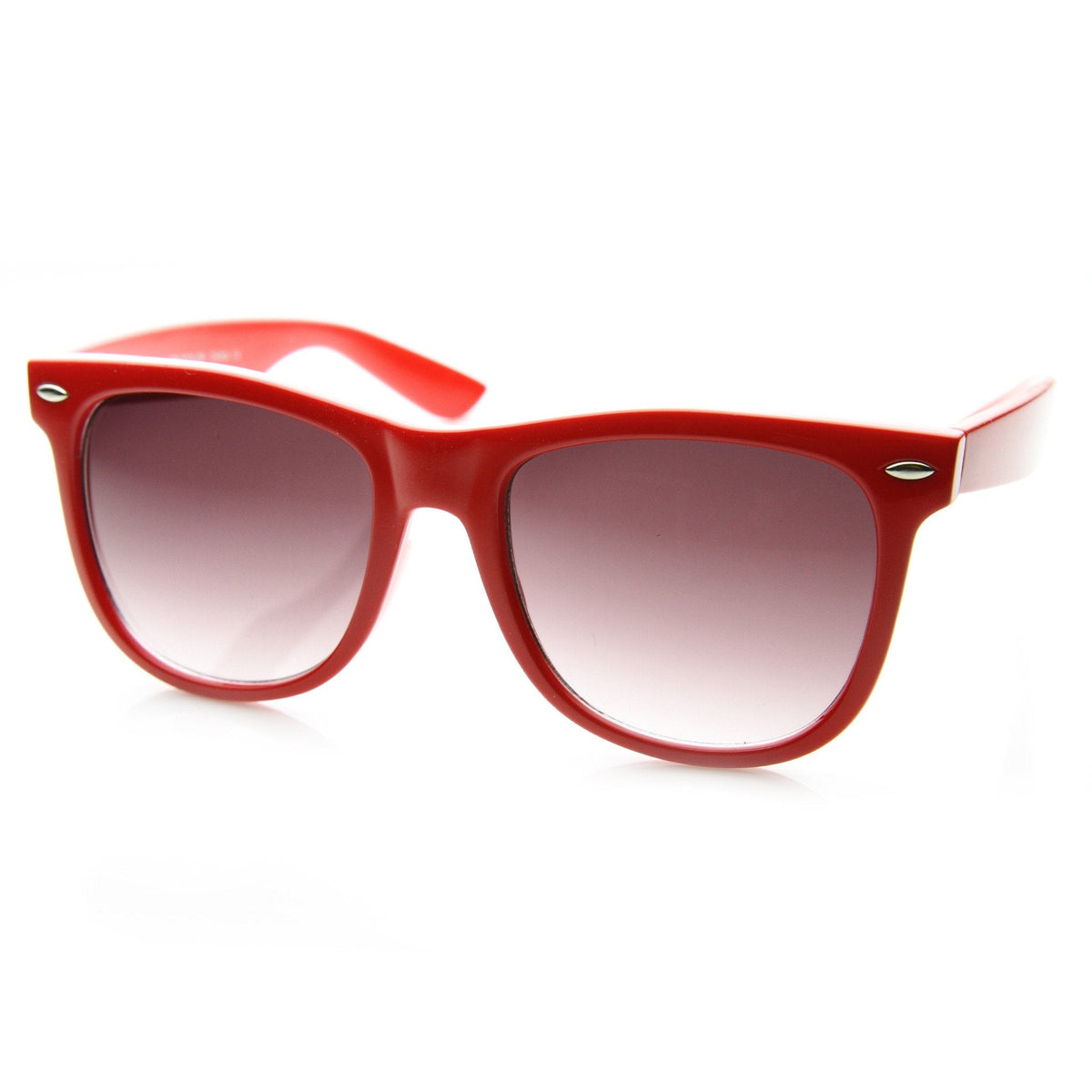 Trendy Large Retro Colorful Horned Rim Frame Sunglasses 8726