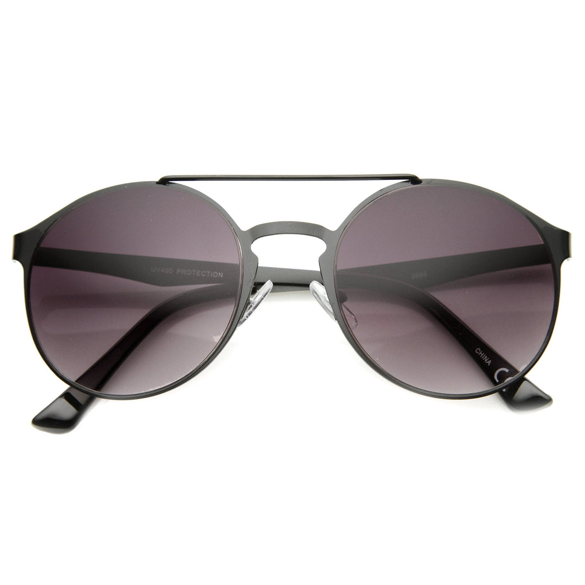 Retro Steampunk Fashion Round Metal Sunglasses 9818
