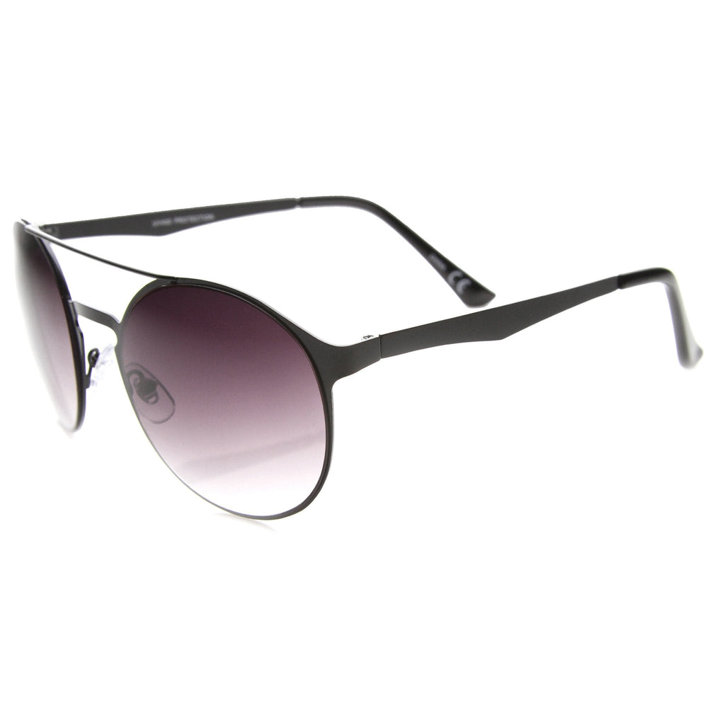 Retro Steampunk Fashion Round Metal Sunglasses 9818