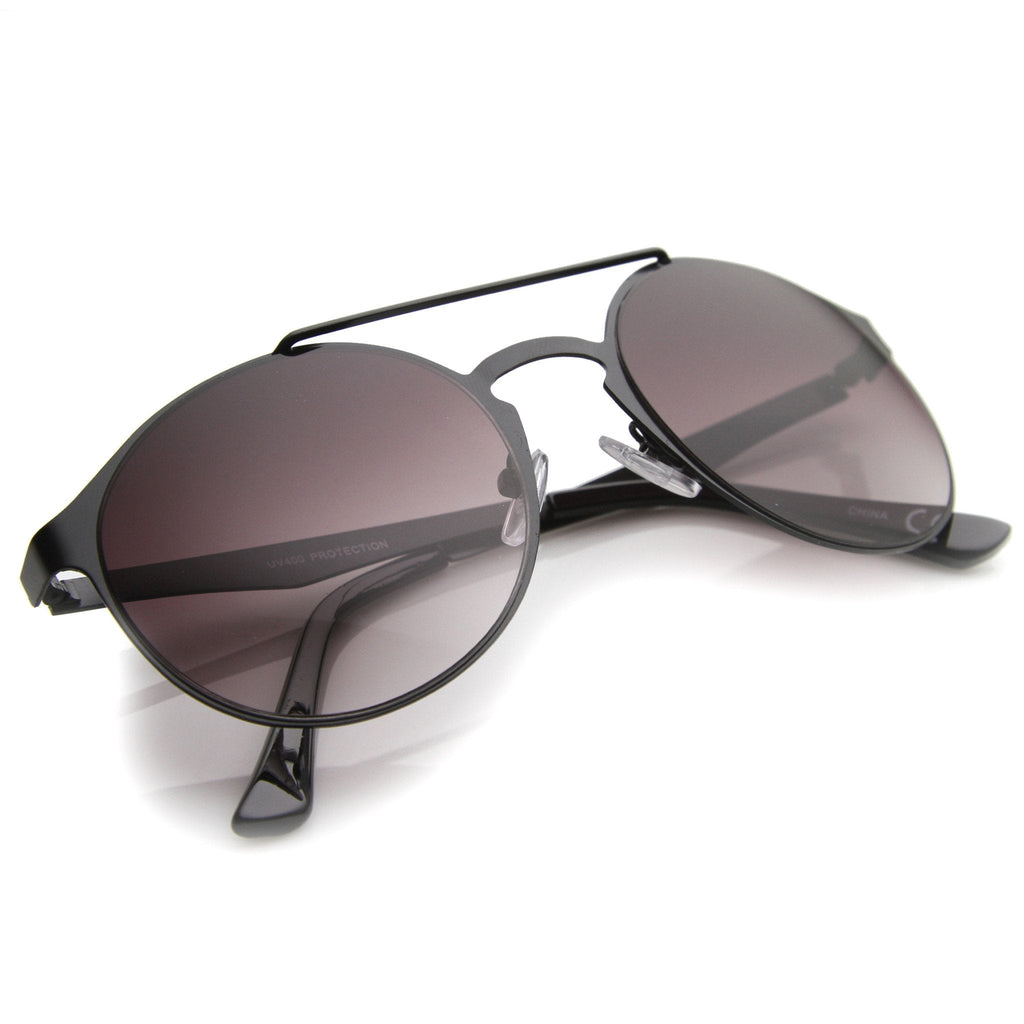 Retro Steampunk Fashion Round Metal Sunglasses 9818