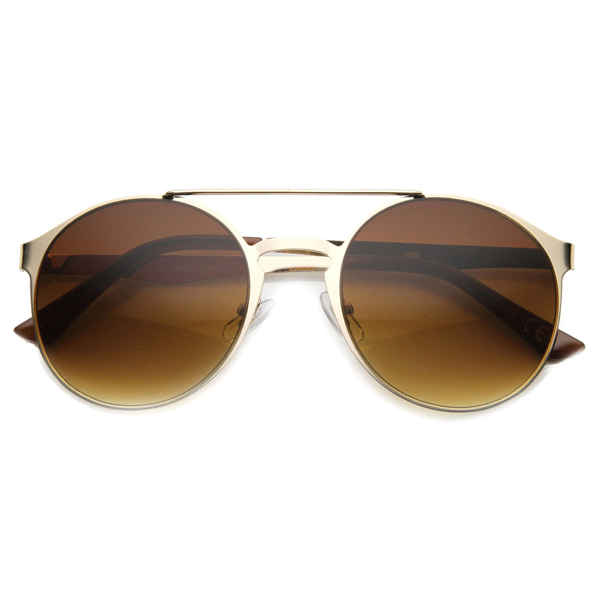 Retro Steampunk Fashion Round Metal Sunglasses 9818